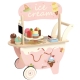 CLASSIC WORLD Drewniana Lodziarnia 3W1 Stragan Sorter 40el