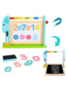 TOOKY TOY  Edukacyjna Tablica Na Biurko + 18 magnetycznych elementów