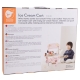 CLASSIC WORLD Drewniana Lodziarnia 3W1 Stragan Sorter 40el