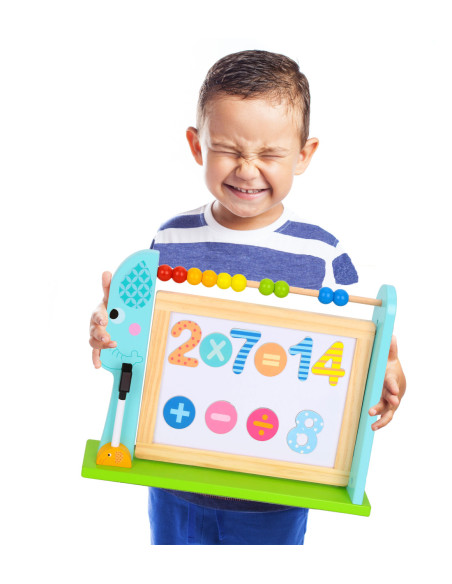 TOOKY TOY  Edukacyjna Tablica Na Biurko + 18 magnetycznych elementów