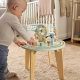 TOOKY TOY Drewniany Stół Aktywności Montessori Pętla Motoryczna
