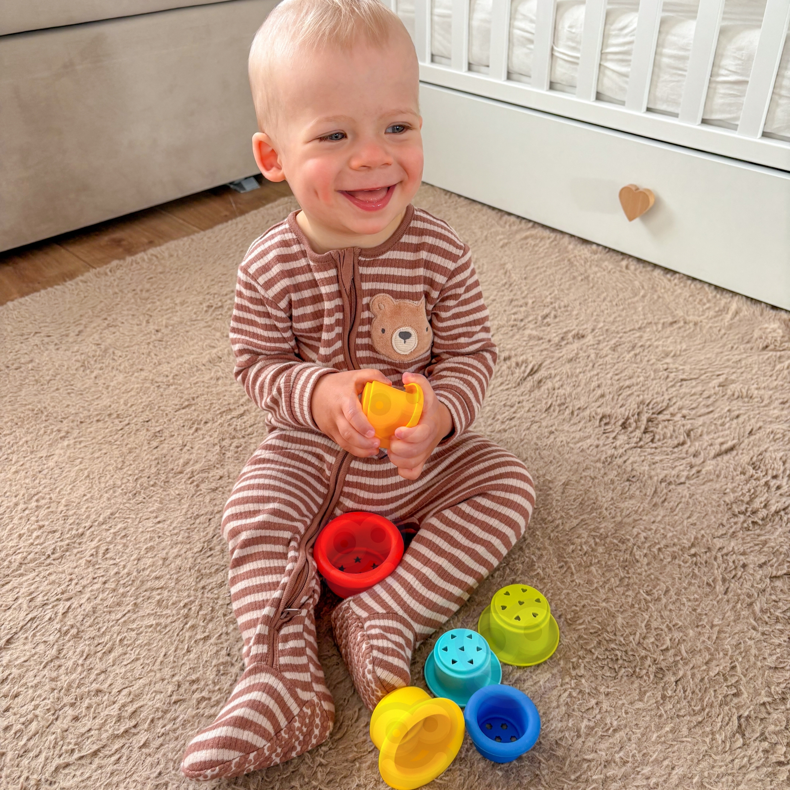 TOOKY TOY Box Pudełko XXL Montessori Edukacyjne 6w1 Sensoryczne 13-15 Mies