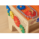 MASTERKIDZ Drewniany Warsztat XXL Montessori STEM z Narzędziami + Akcesoria