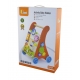 Pchacz panel edukacyjny Drewniany czerwony Viga Toys Montessori