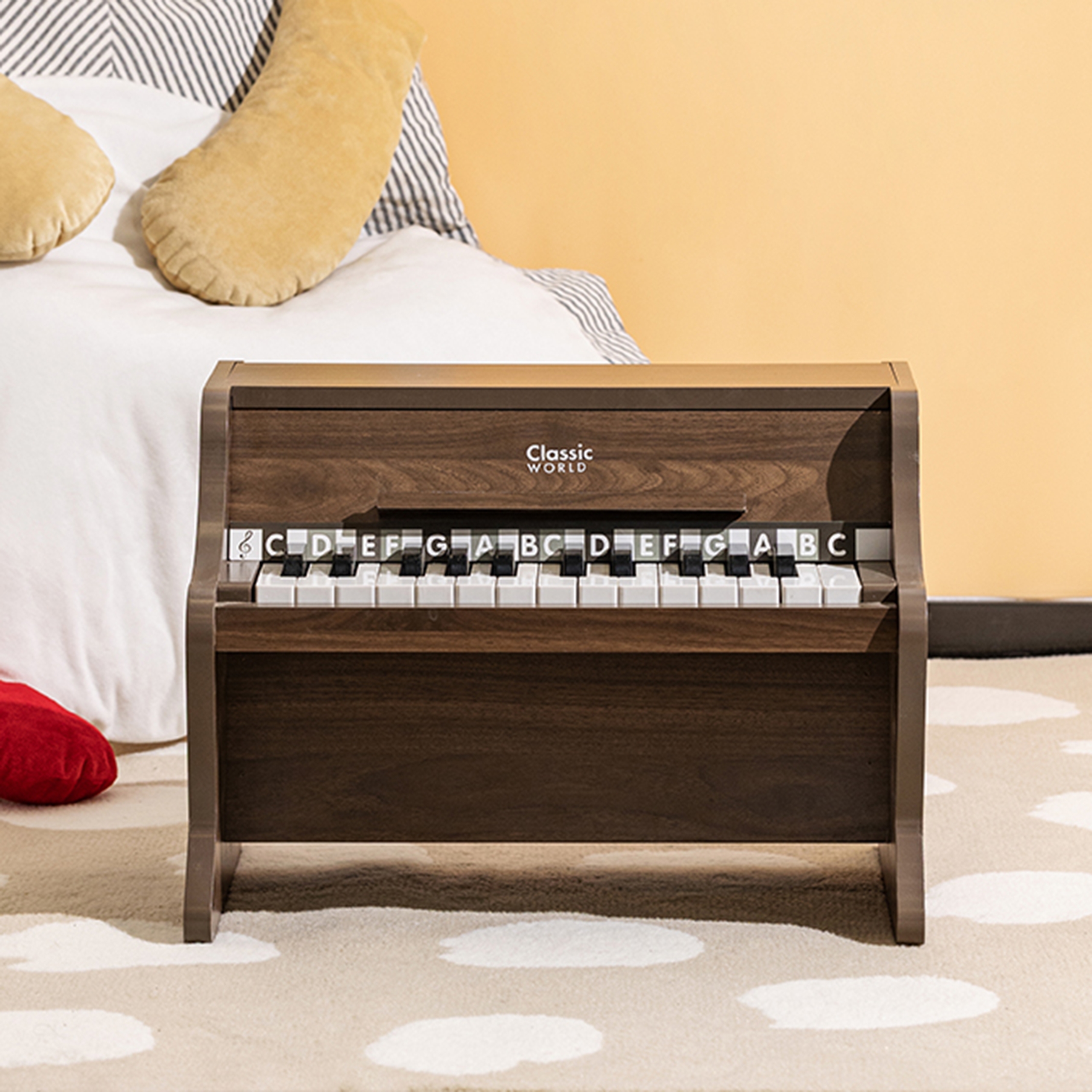 🎹 Drewniane Pianino Classic World – Muzyczna Przygoda dla Malucha