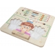 MASTERKIDZ System Do Montażu 5 Tablic Edukacyjnych Masterkidz Flex + Zestaw 5 Tablic Edukacyjnych