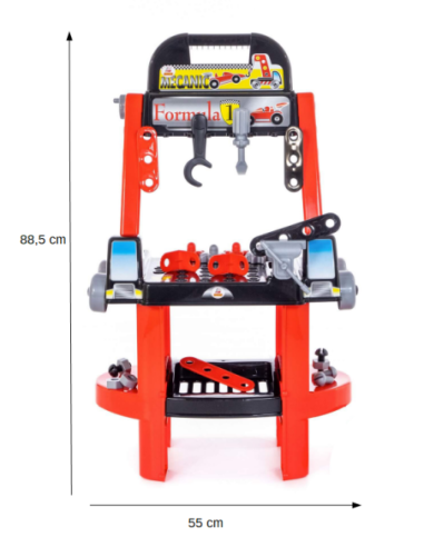 Zestaw Majsterkowicza "Super Mechanik" + Zestaw Narzędzi Klocki Konstrukcyjne "Wynalzca" Wader QT Polesie