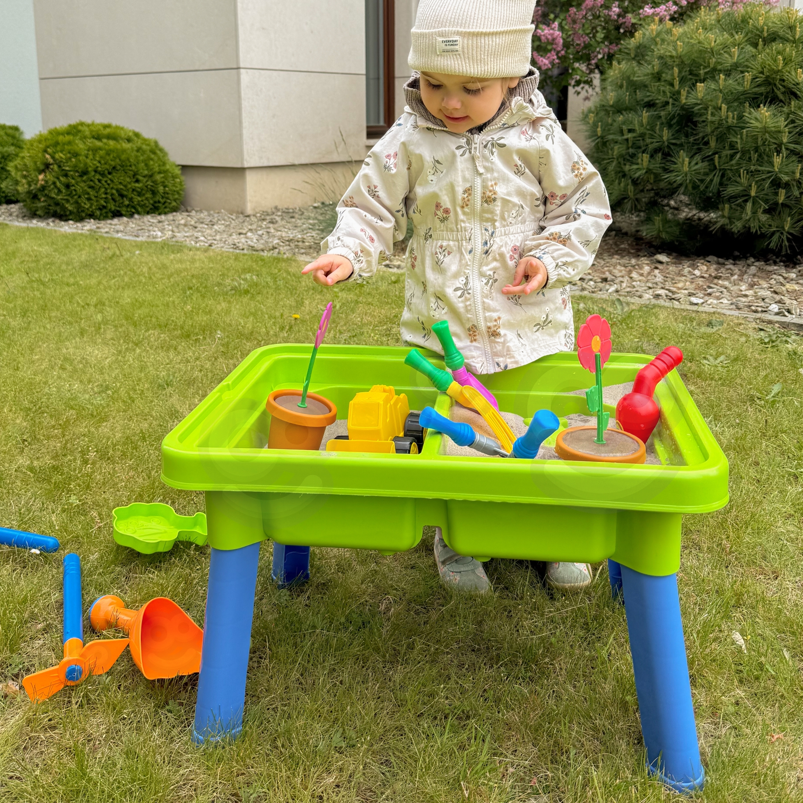 Magic Sand & Water Play Table - 13 akcesoriów