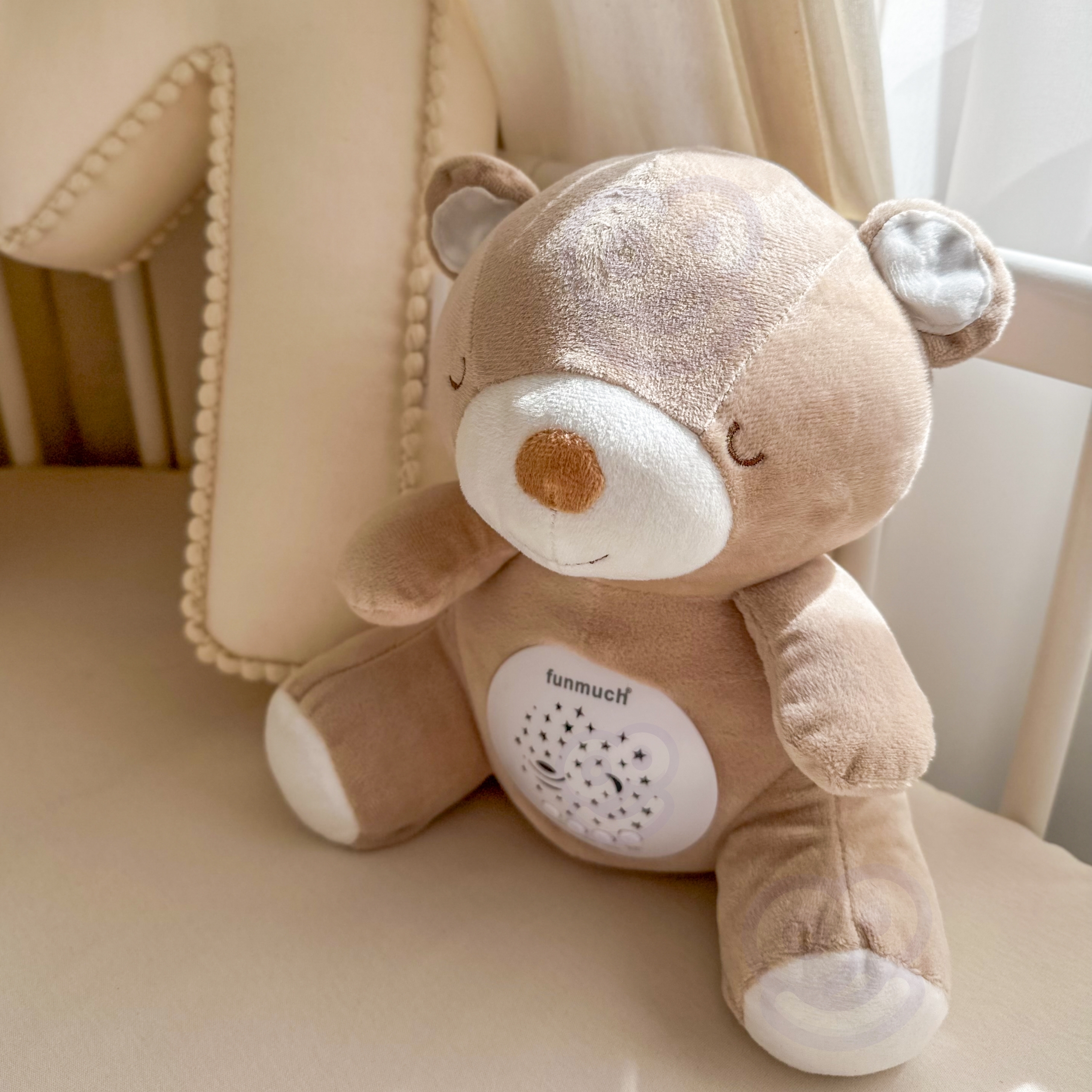 WOOPIE BABY Przytulanka Usypiacz Projektor 2w1 Miś - 10 Kołysanek