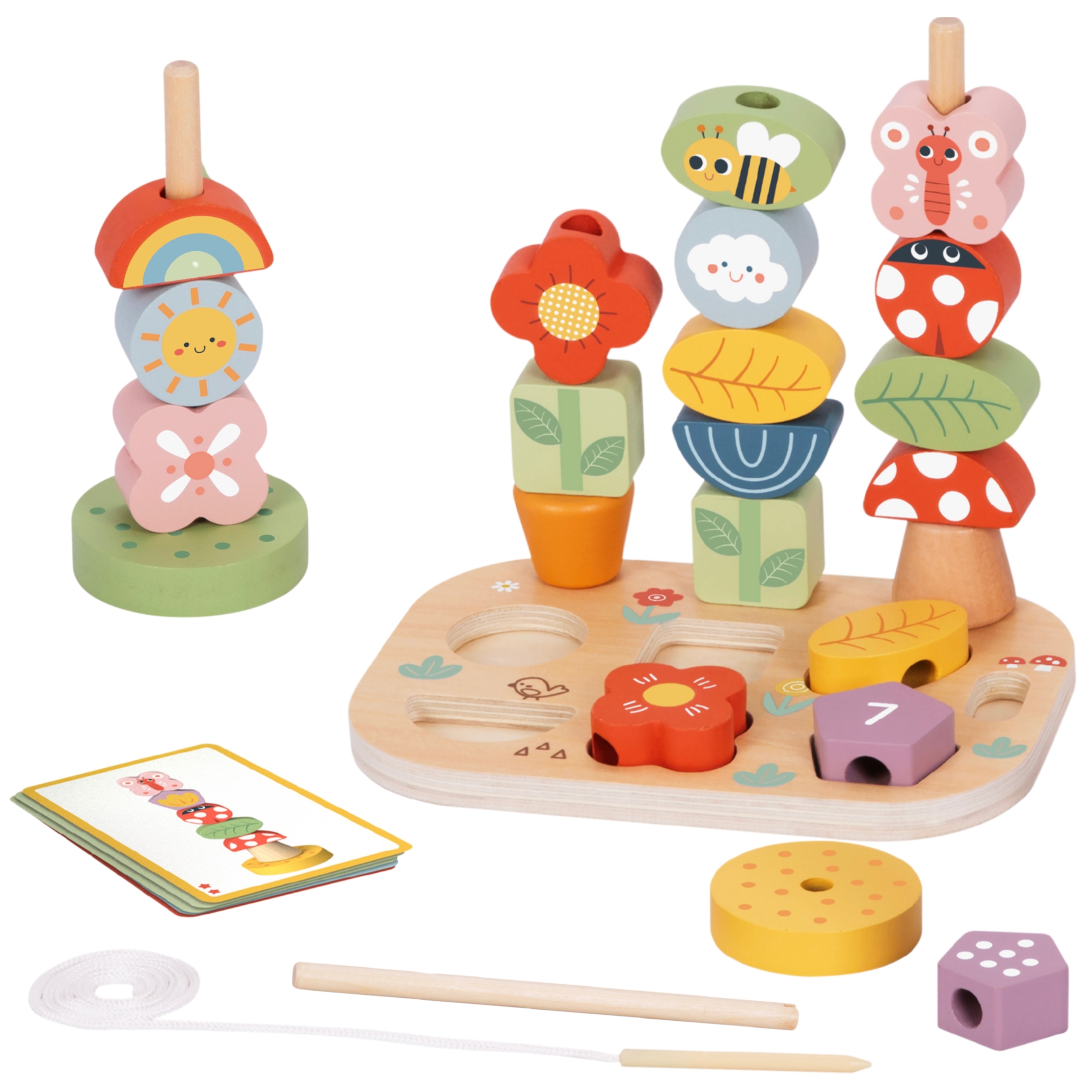 TOOKY TOY Box Edukacyjny 5 w1 Magiczny Ogród Montessori