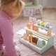 WOOPIE GREEN Drewniana Lodziarnia Zestaw z Lodami Stragan 16 EL