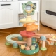 Tooky Toy Drewniany Muzyczny Tor Kulkowy Kulodrom 44 el. Pastelowe
