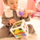 WOOPIE Elastyczna Kostka Sensoryczna Sorter dla Dzieci Kolorowe Kształty 11 el.
