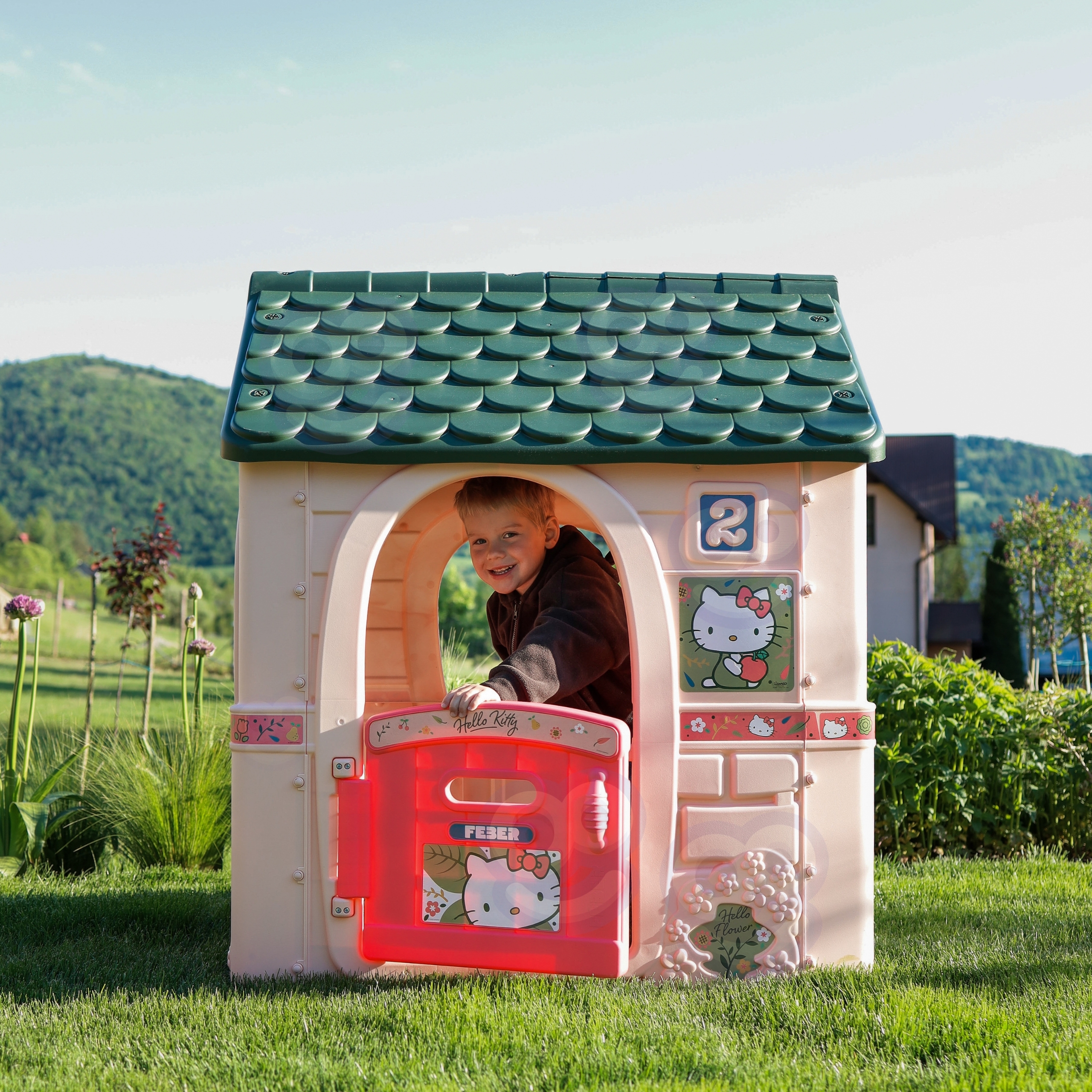 Domek ogrodowy dla dzieci hello kitty