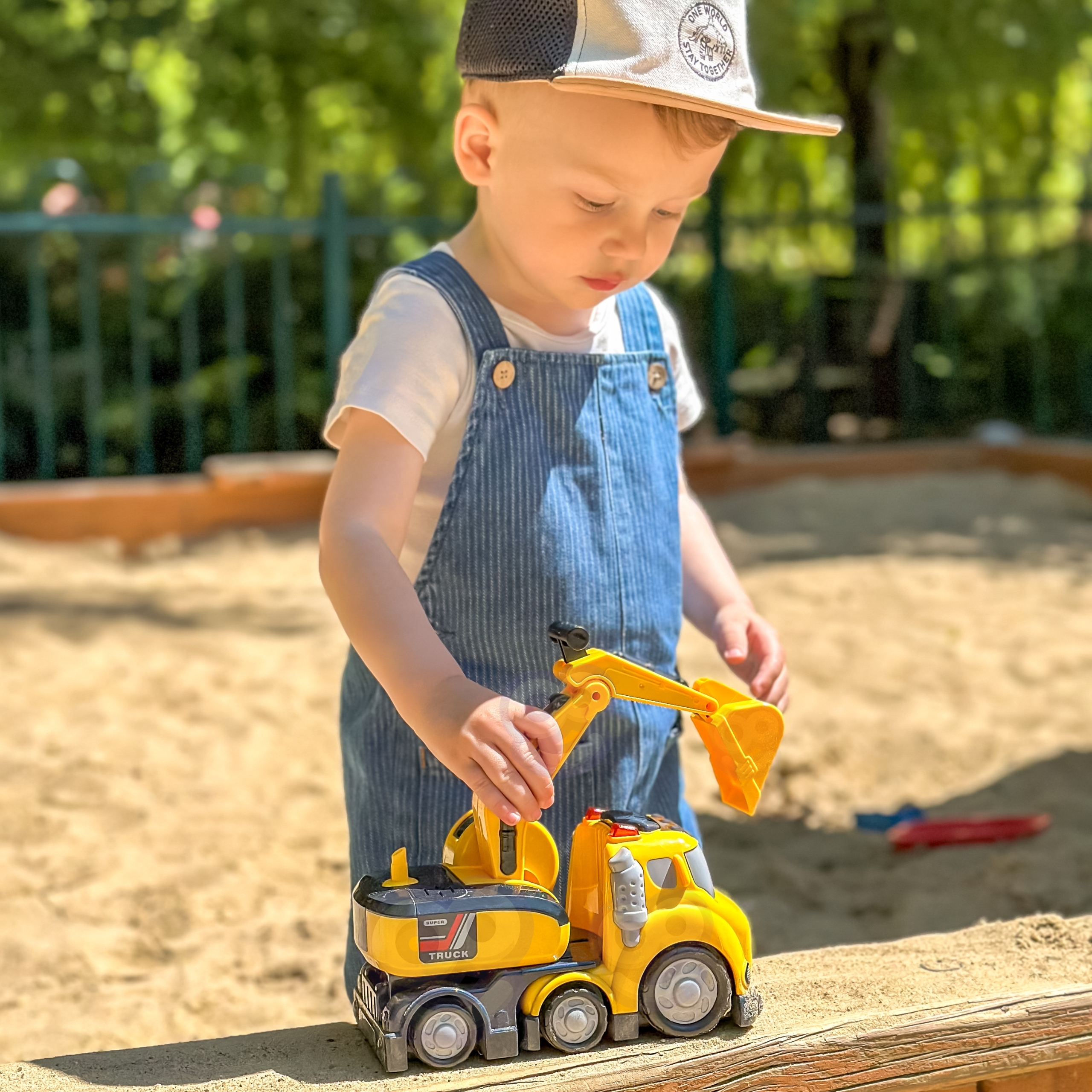 Koparka city truck efekty dźwiękowe i świetlne