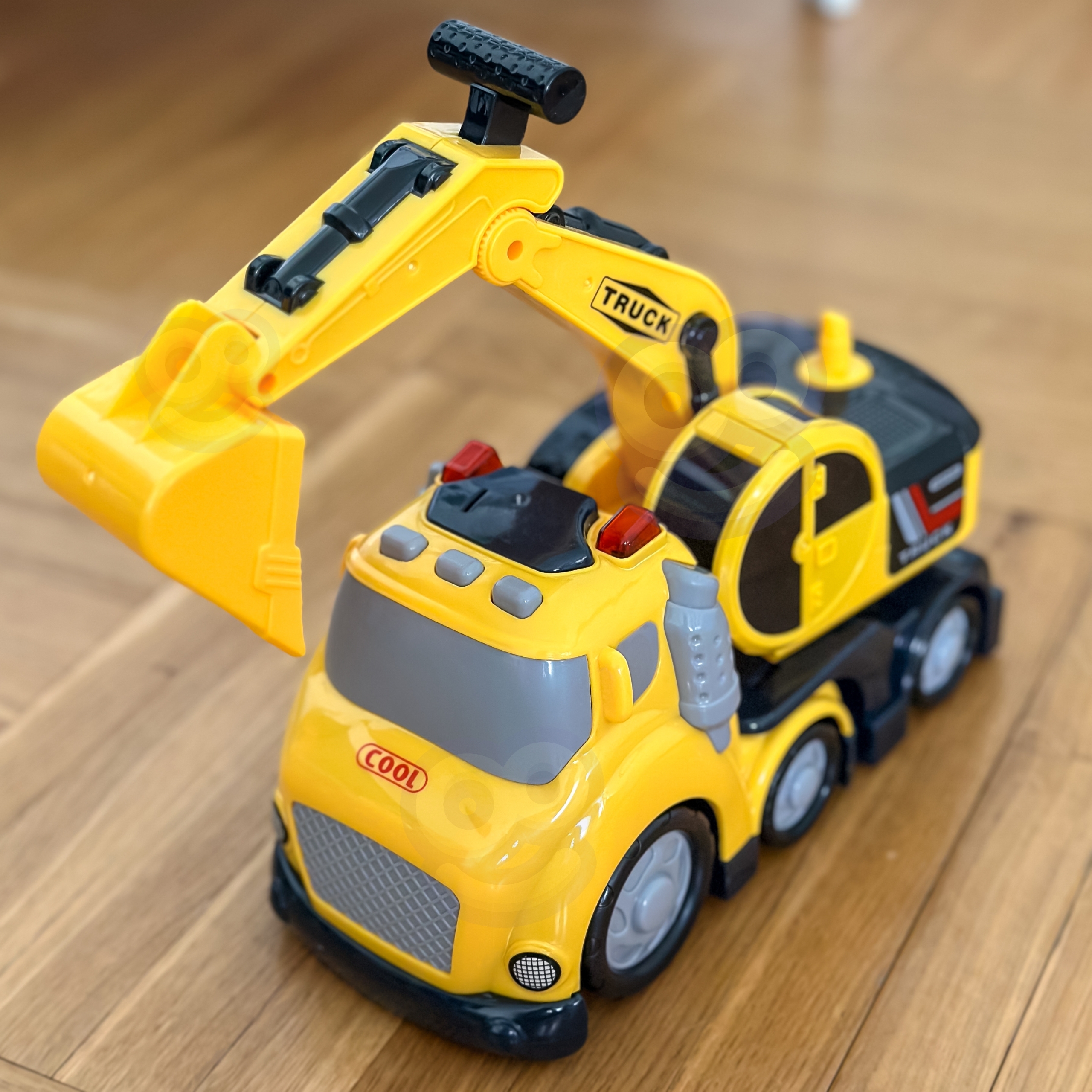 Koparka city truck efekty dźwiękowe i świetlne