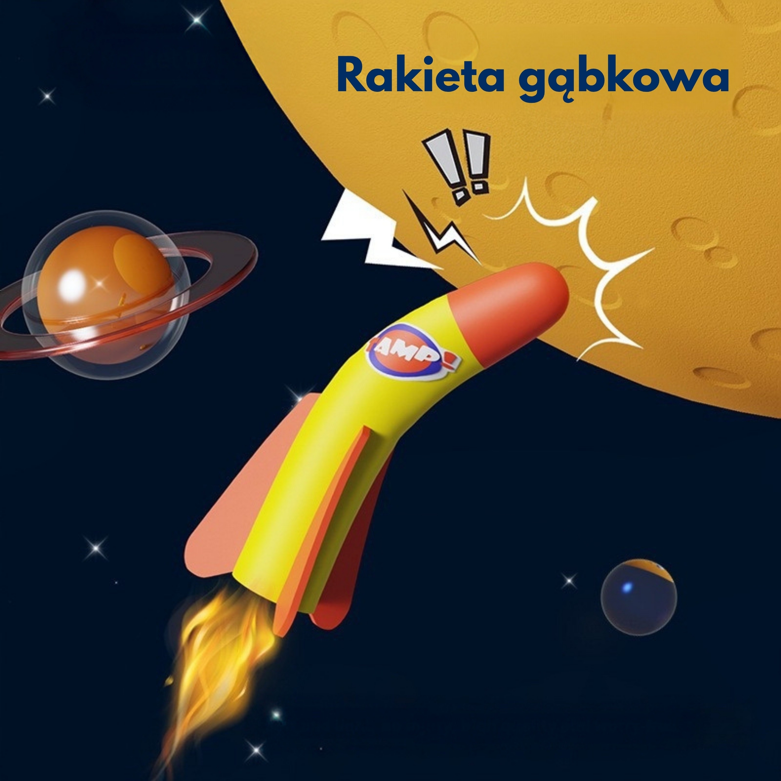 Kosmiczny Duet: Podwójna Wyrzutnia Rakiet Piankowych