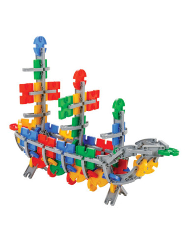 WOOPIE Zestaw Konstrukcyjnych Klocków w Skrzynce 320 szt.