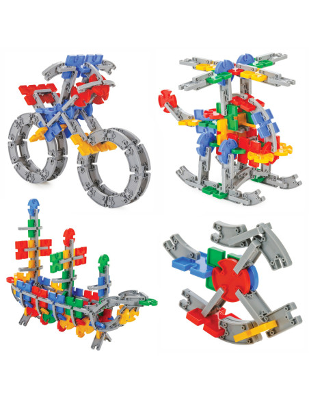 WOOPIE Zestaw Konstrukcyjnych Klocków w Skrzynce 320 szt.