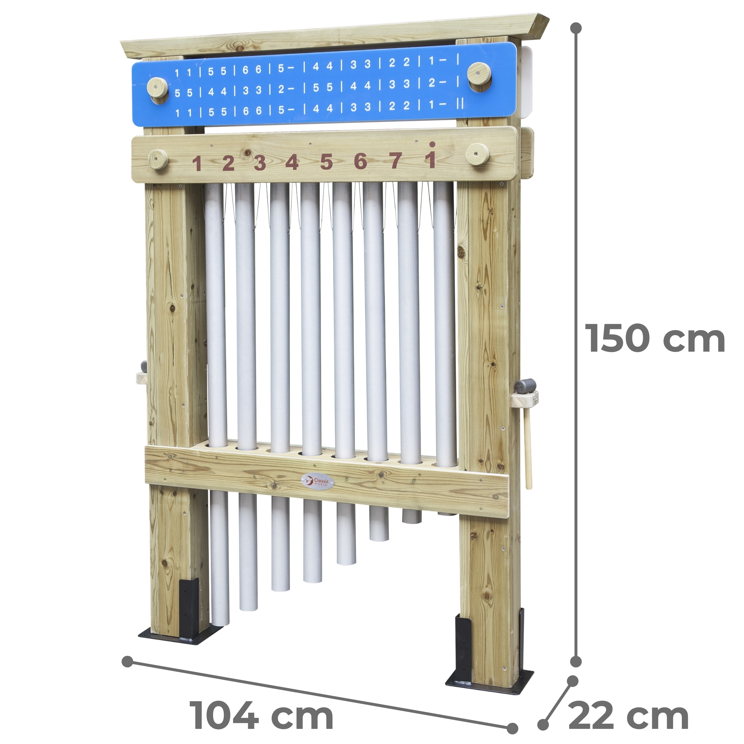 Wielki instrument dzwonki dla dzieci
