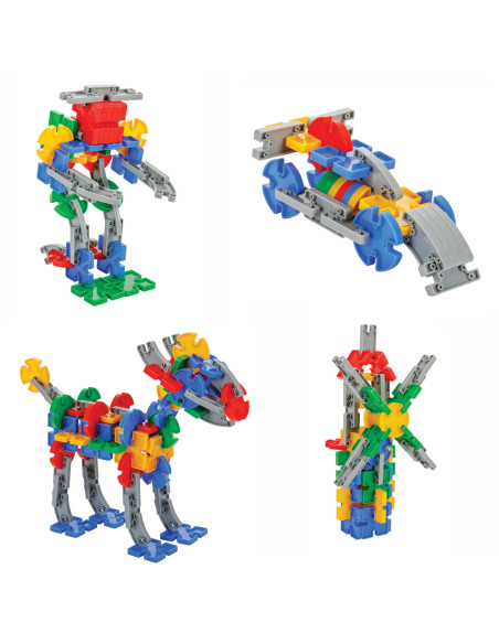 WOOPIE Zestaw Konstrukcyjnych Klocków w Skrzynce 320 szt.