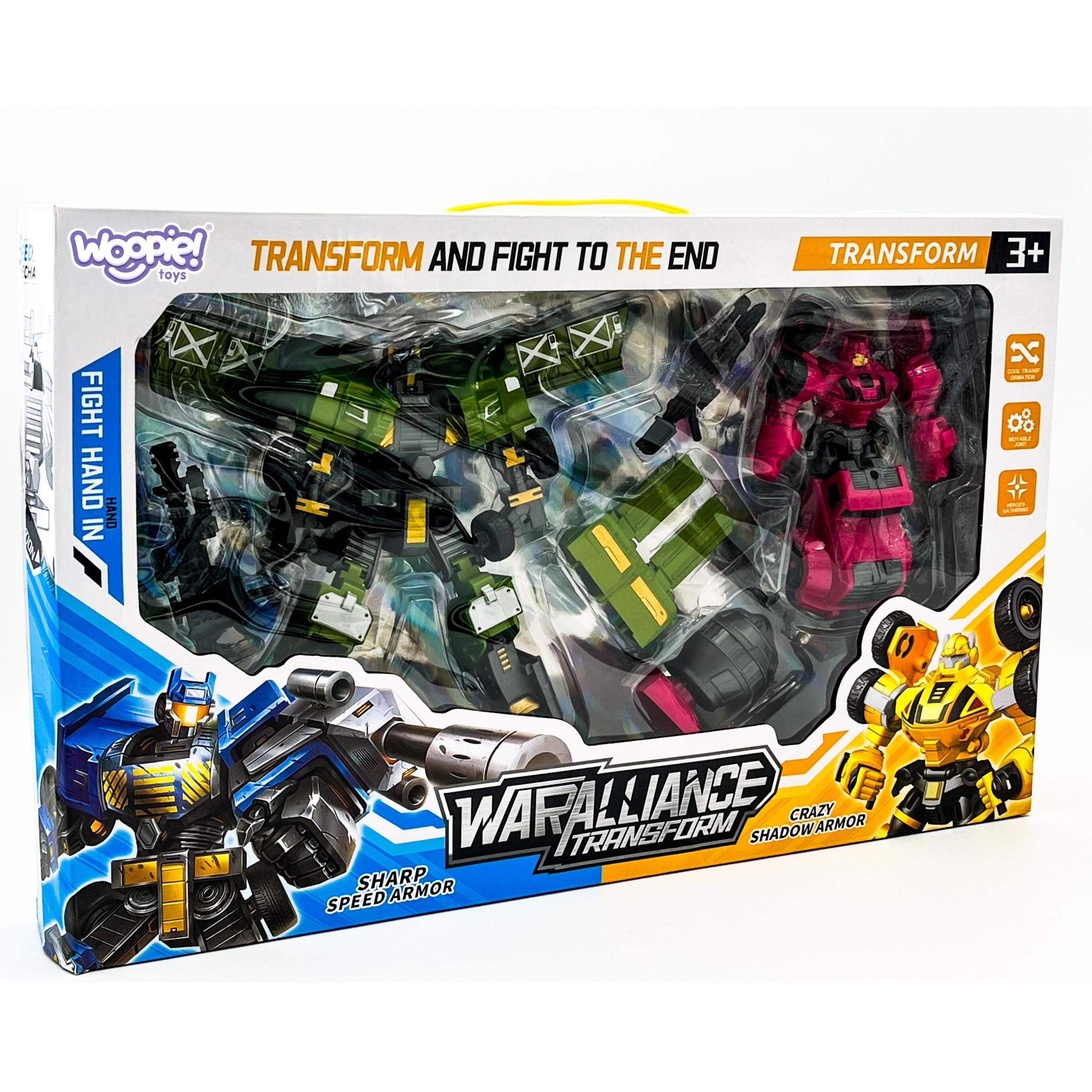 Galaktyczni Wojownicy: Transformery 4w1 Woopie!