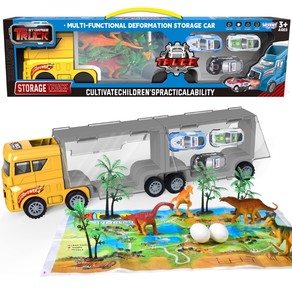 DinoTransporter 2w1 - Mega Zestaw Przygód