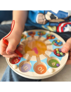 Viga Drewniana Gra magnetyczna Zegar Labirynt Magnetyczny 2