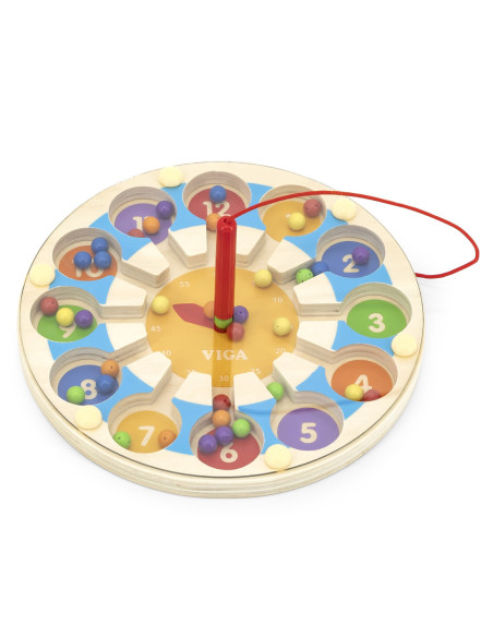 Viga Drewniana Gra magnetyczna Zegar Labirynt Magnetyczny