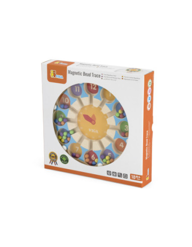 Viga Drewniana Gra magnetyczna Zegar Labirynt Magnetyczny