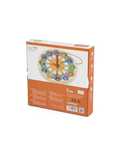 Viga Drewniana Gra magnetyczna Zegar Labirynt Magnetyczny