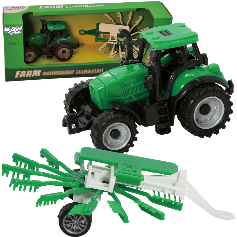 Farmator Maxi - traktor ze zgrabiarką