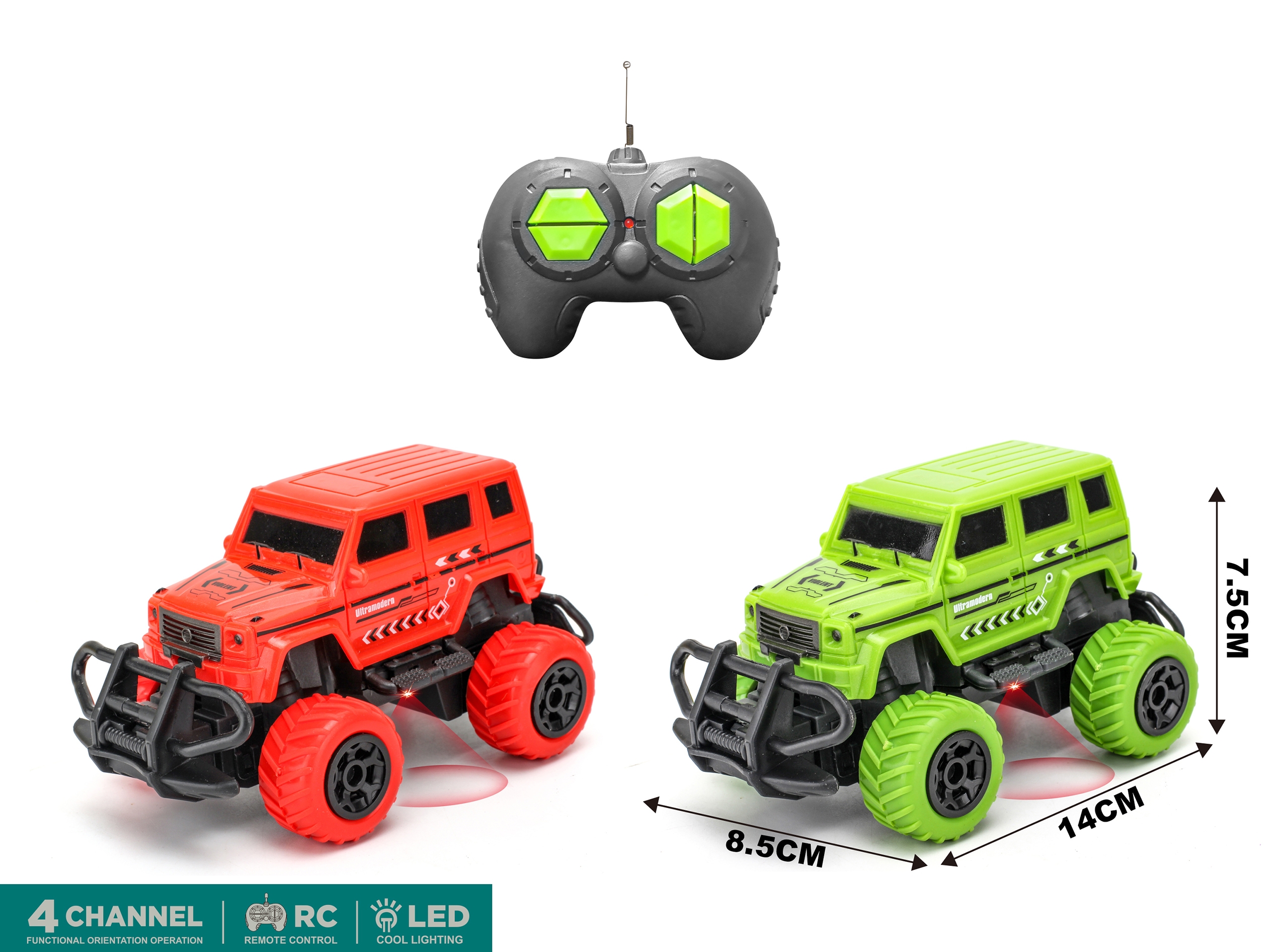 Jeep Cross-Terrain RC LED - Woopie Adventure