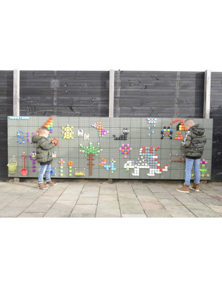 MASTERKIDZ Panel Ścienny Tablica Naukowa Kreatywna STEM Tablica na zewnątrz Outdoor