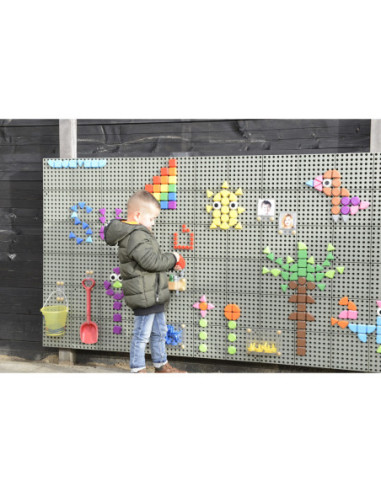 MASTERKIDZ Zestaw Kołeczki w kształcie figur geometrycznych 64szt do tablic STEM