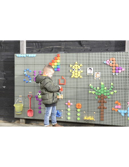 MASTERKIDZ Zestaw Kołeczki w kształcie figur geometrycznych 64szt do tablic STEM