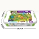 WOOPIE Piasek Kinetyczny 1,5 kg Zestaw XXL Dinozaury Stolik z Foremkami