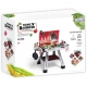 WOOPIE Grill Barbecue Zestaw 41 el. Efekty Świetle Para Wodna