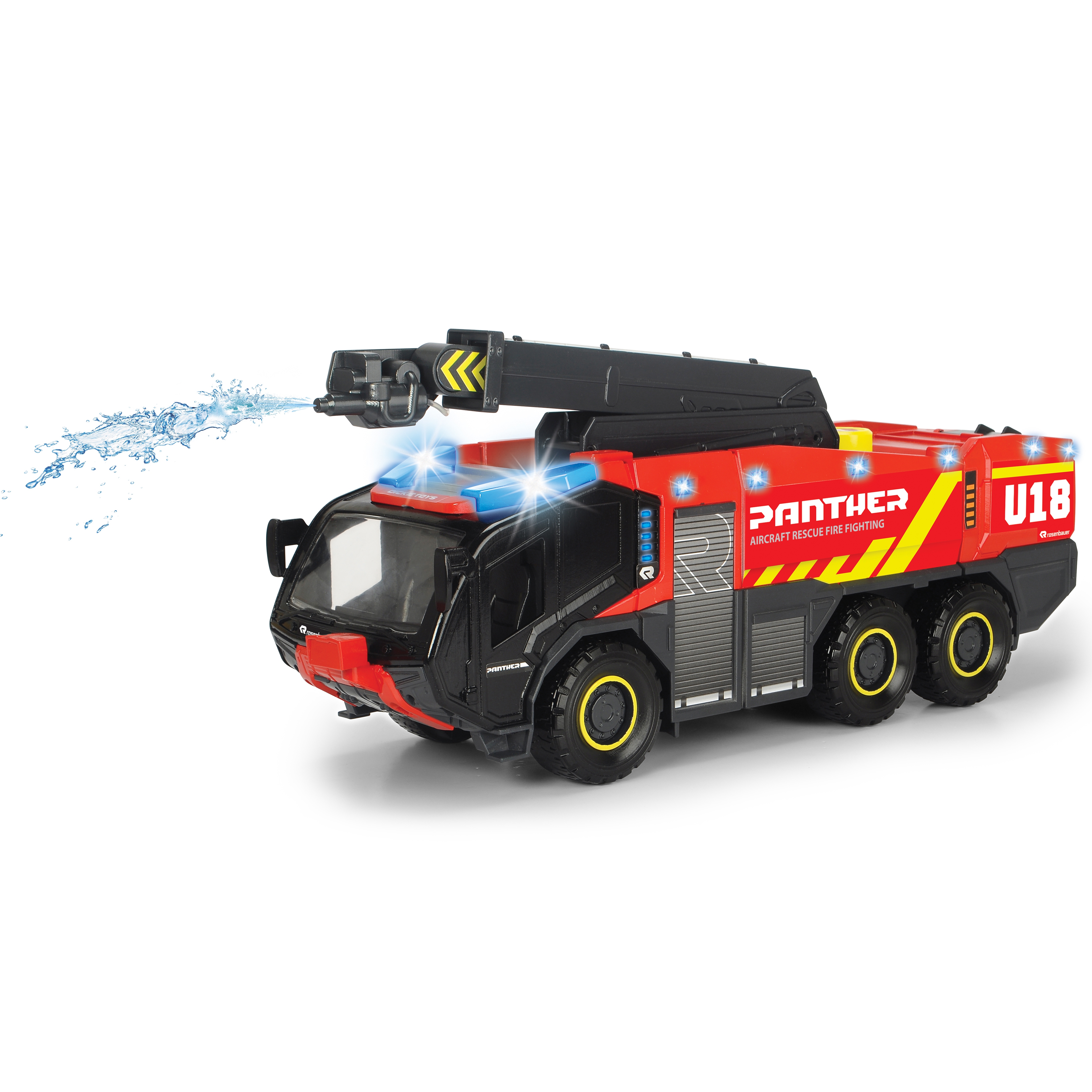 Airport fire truck toy top